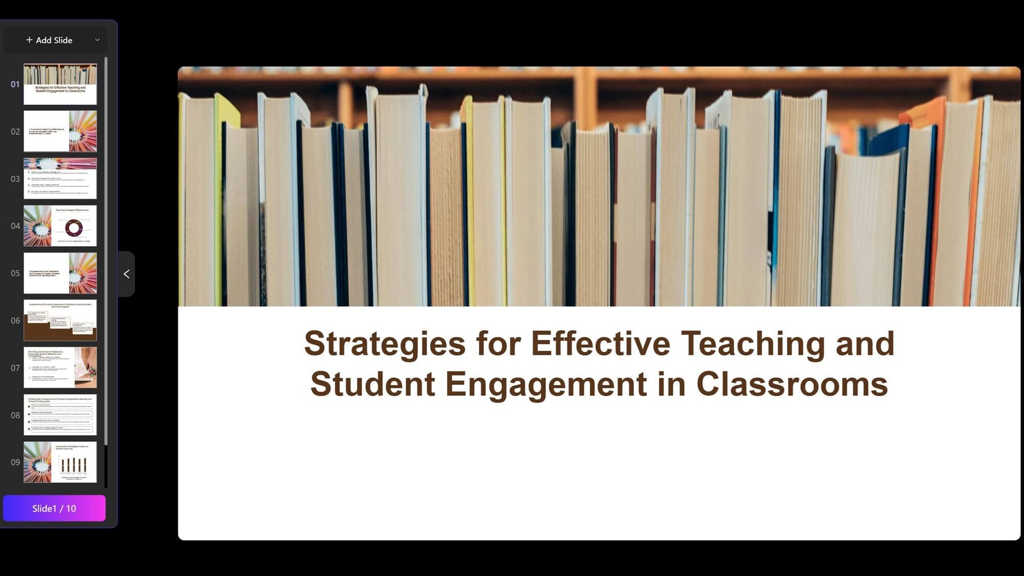 Templates for Education