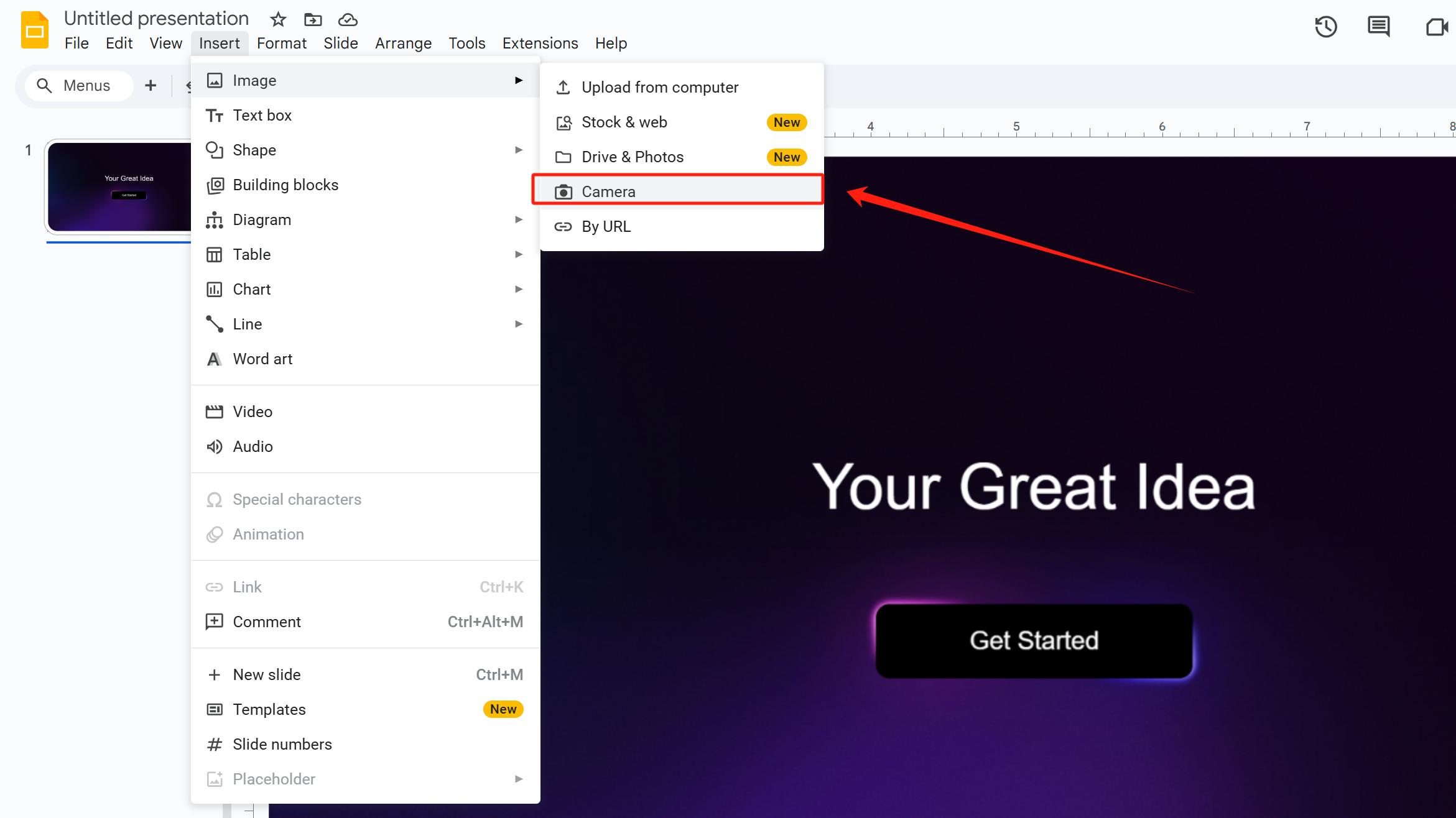 Comment insérer, recadrer ou masquer des images dans Google Slides