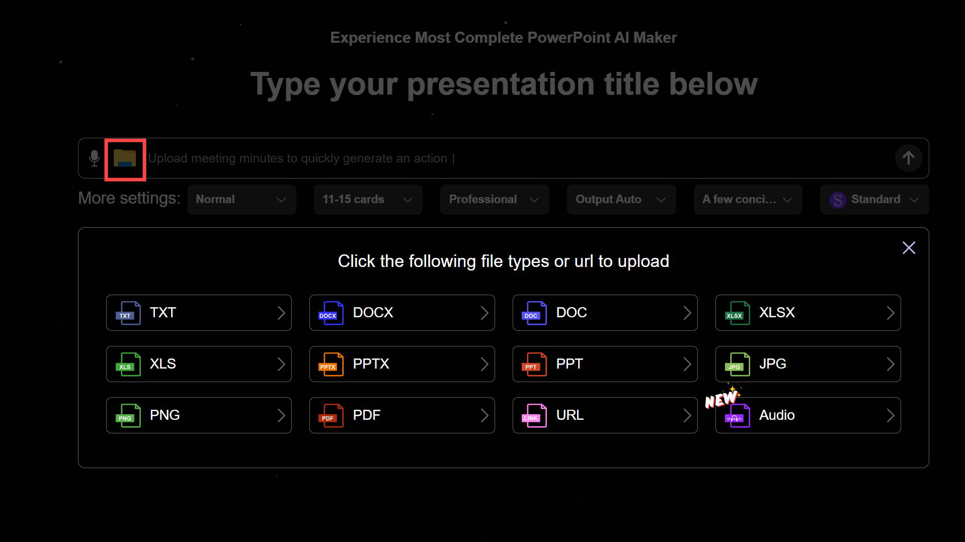 Transforme Texto em Slides Profissionais Automaticamente