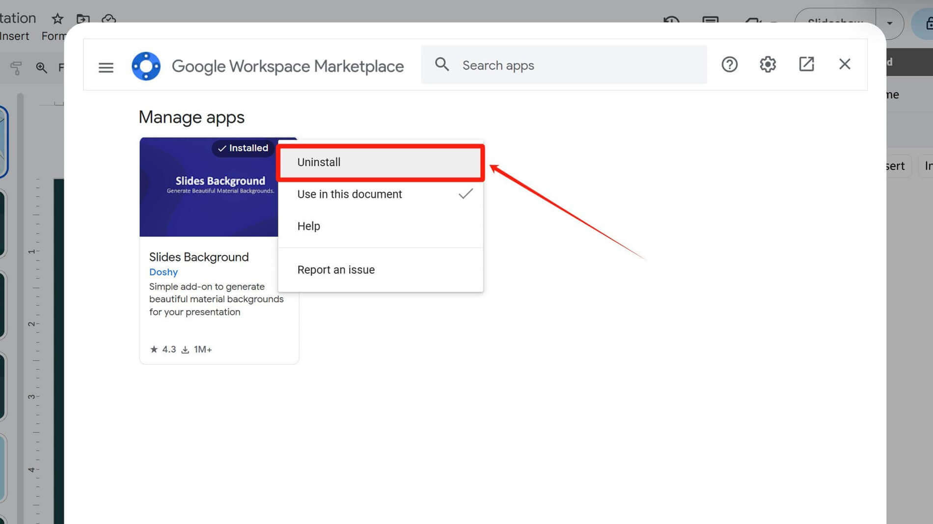 Use Google Slides Add-ons to Find More Themes​​