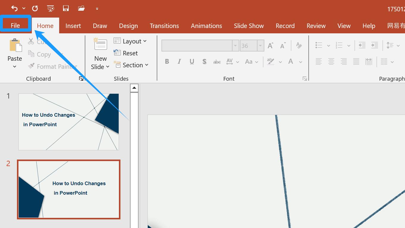 Cara Membatalkan Perubahan di PowerPoint