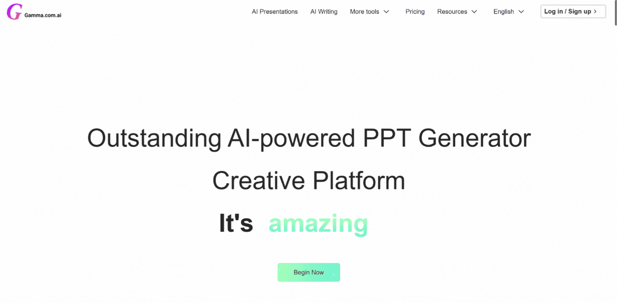 تعليمات استخدام Gamma AI