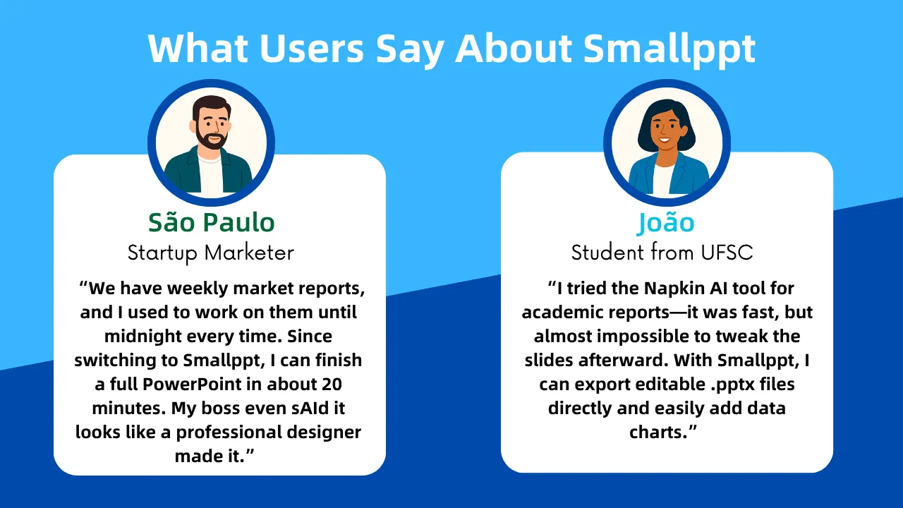 What users say about Smallppt