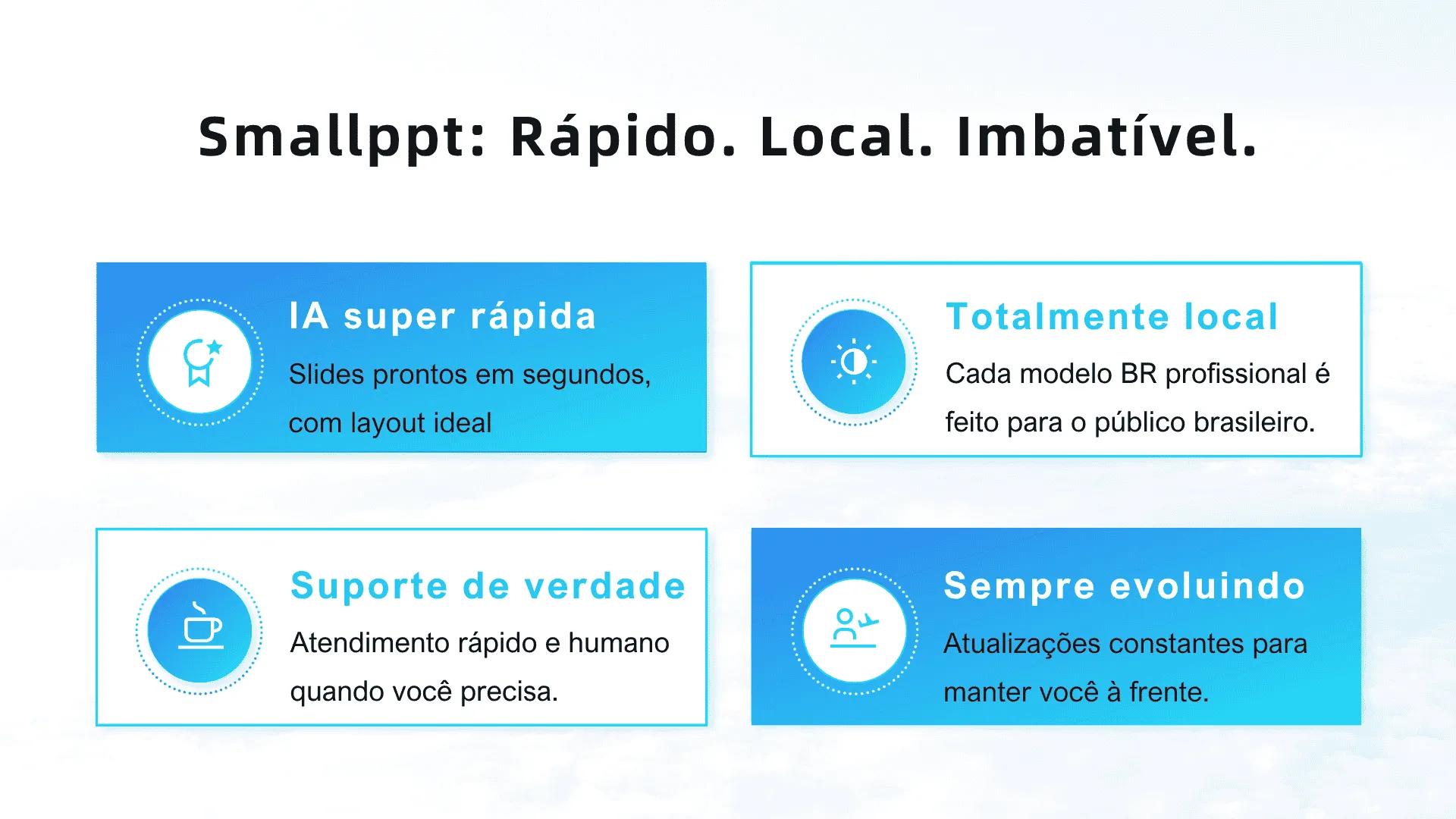 Why Smallppt wins in AI slides comparison?