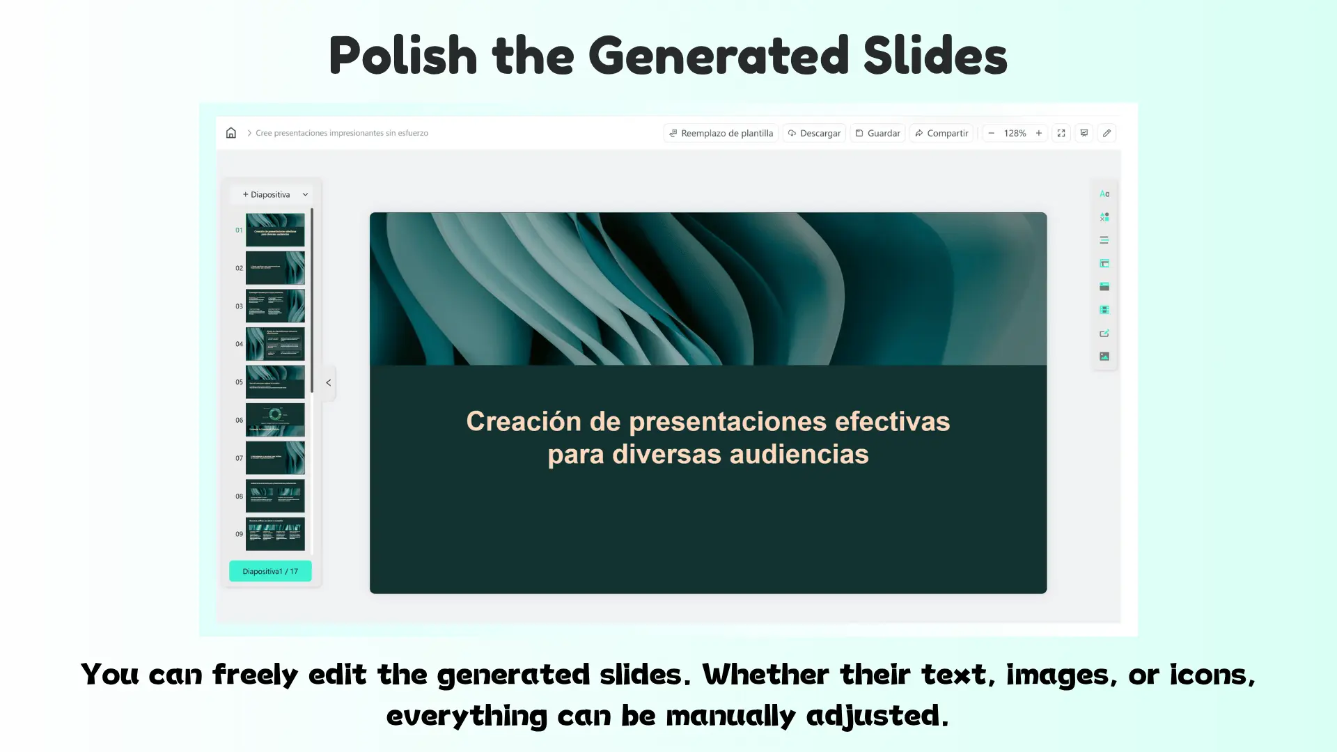 Aprimore os Slides Gerados