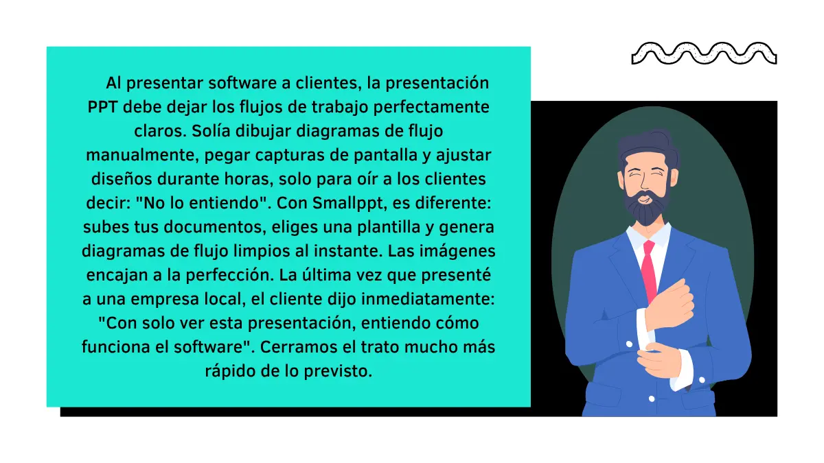 Casos de uso reales de presentaciones de IA para pymes