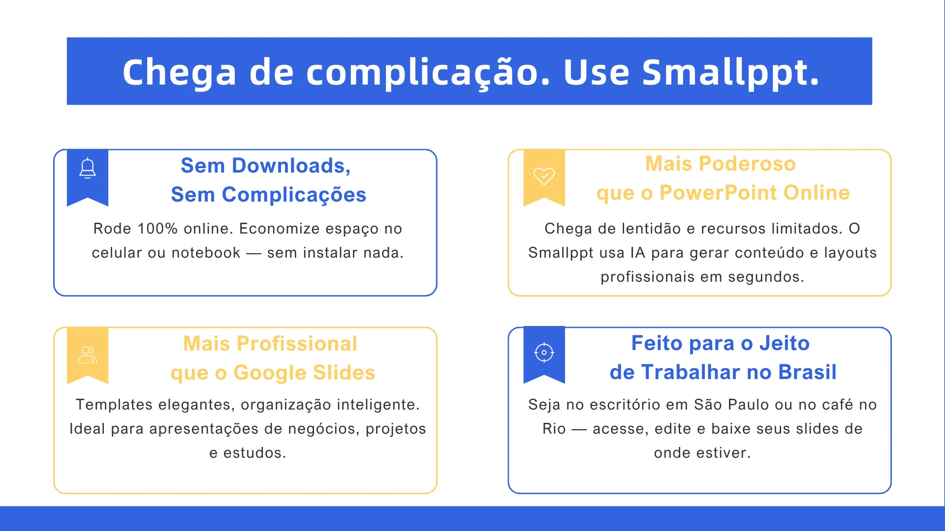 Why Smallppt is perfect for you?