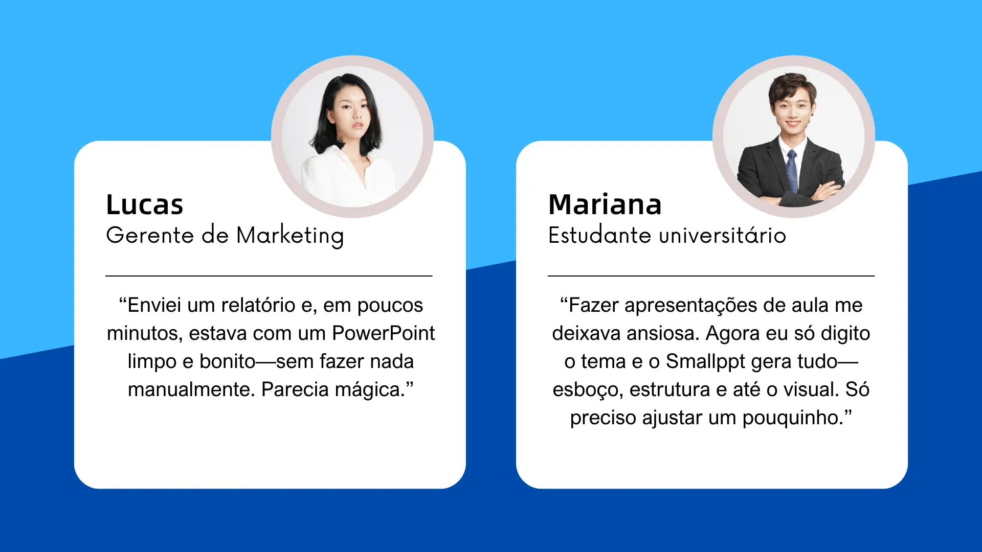 Brazilian users’ real feelings about using AI for presentations.