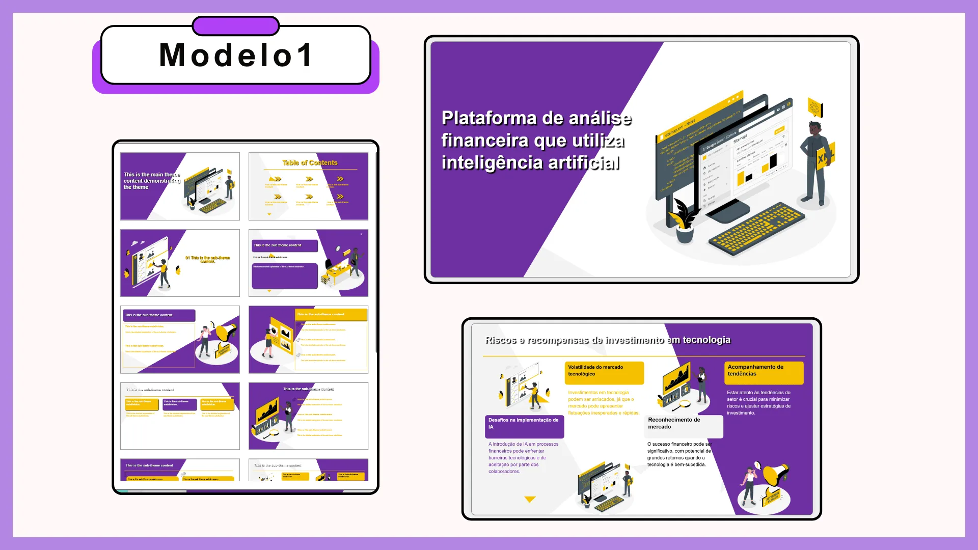A template for creating business proposals 1