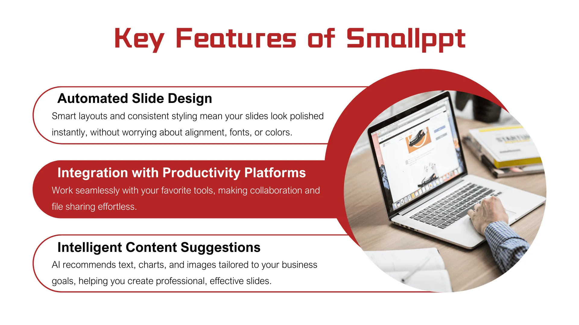 Key features of Smallppt.