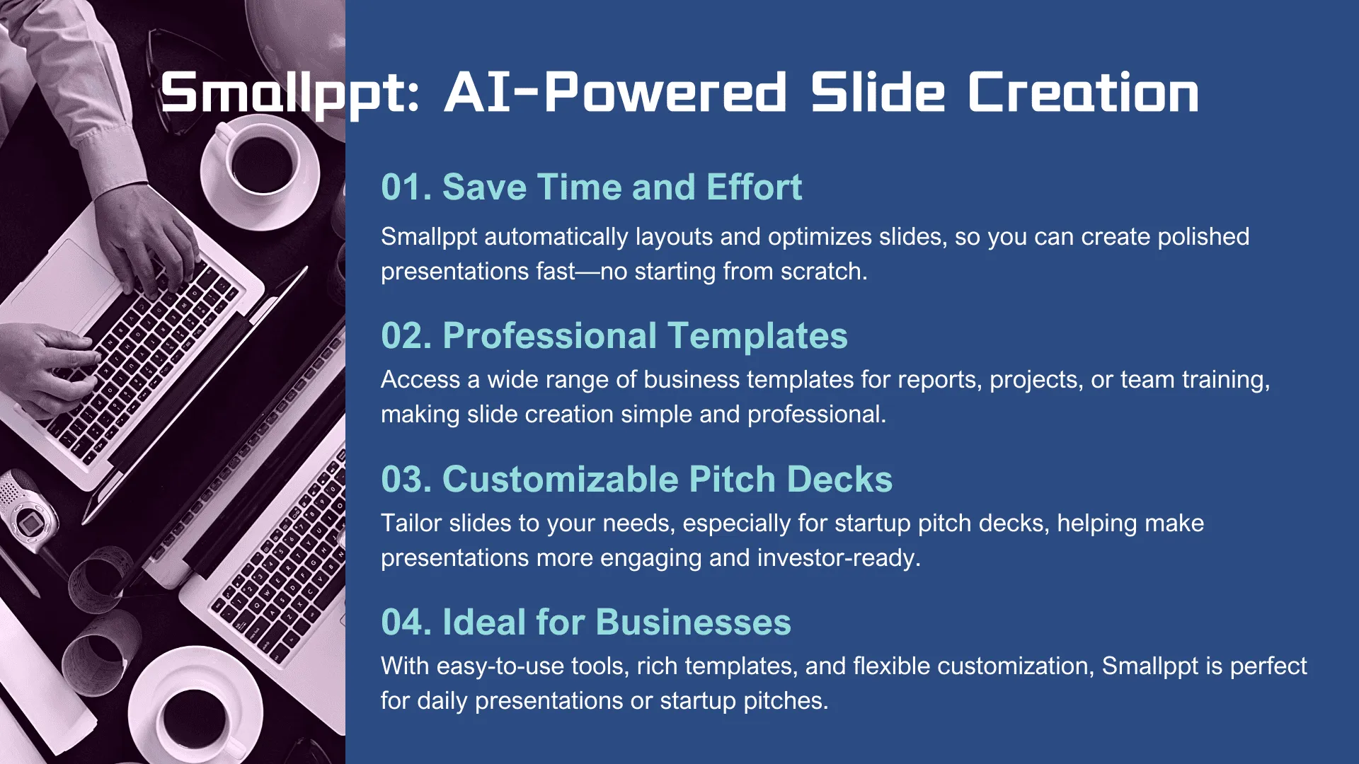 Benefits of Using AI Slideshow Makers like Smallppt