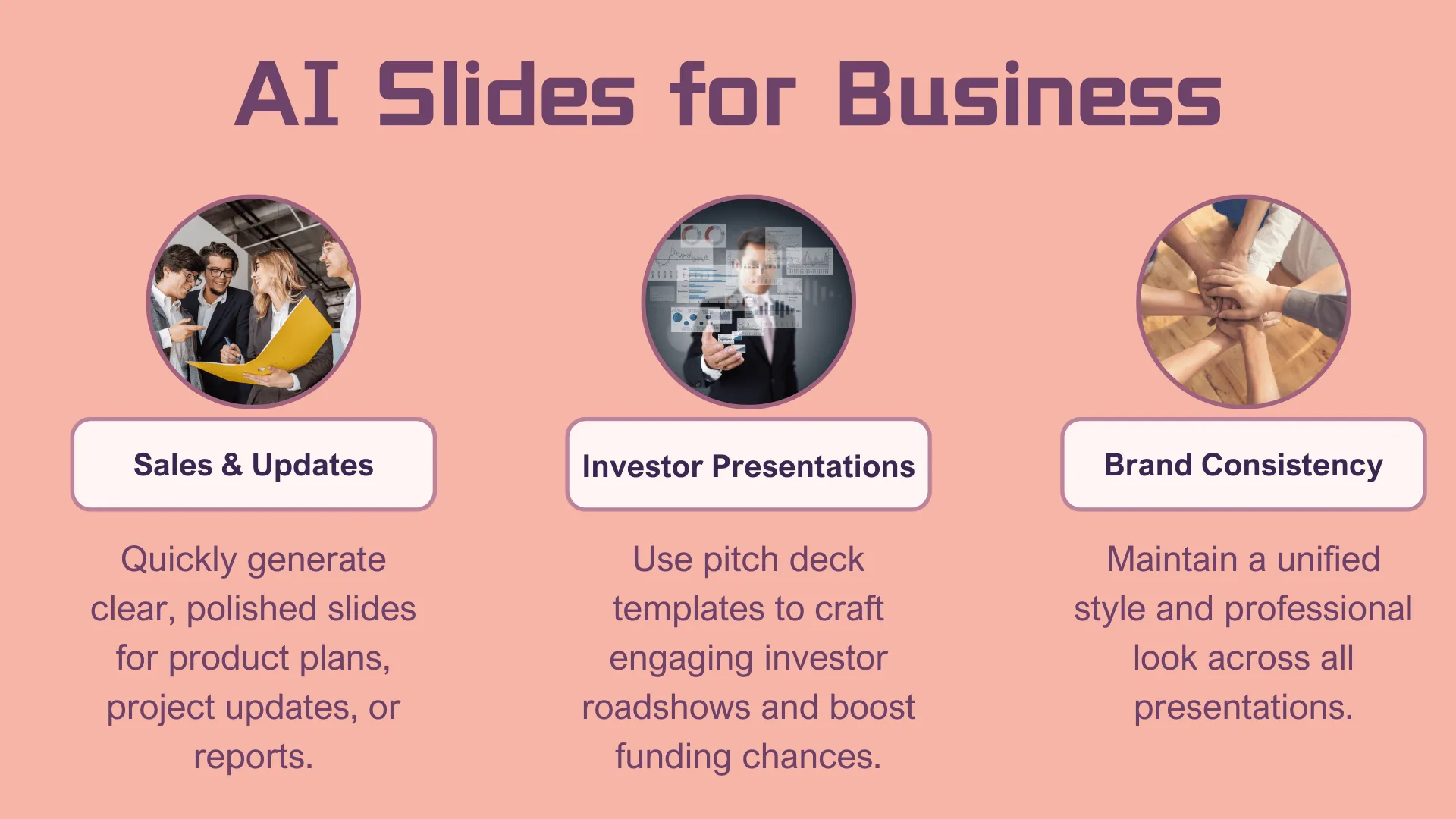Use Cases for AI Presentation Generators in Business