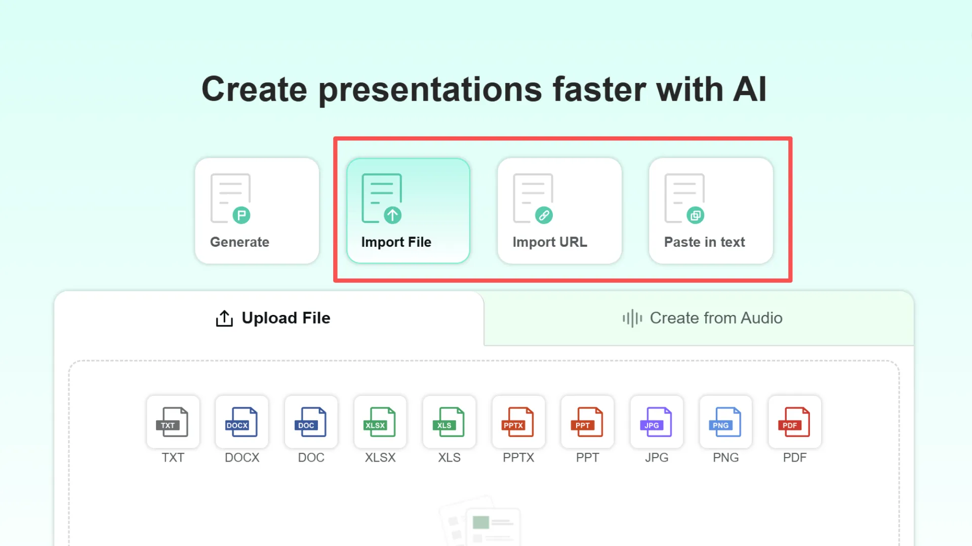 AI-Dateiimport-Funktion in Smallppt