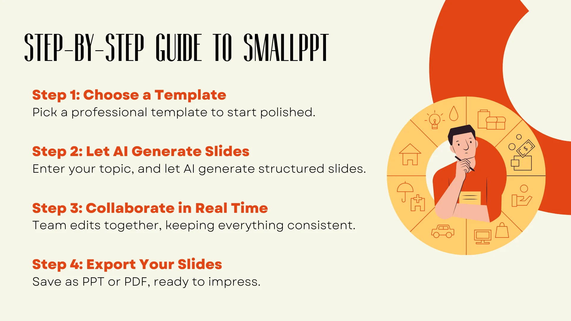 Smallppt AI 도구가 팀 슬라이드를 일관되게 유지하는 2
