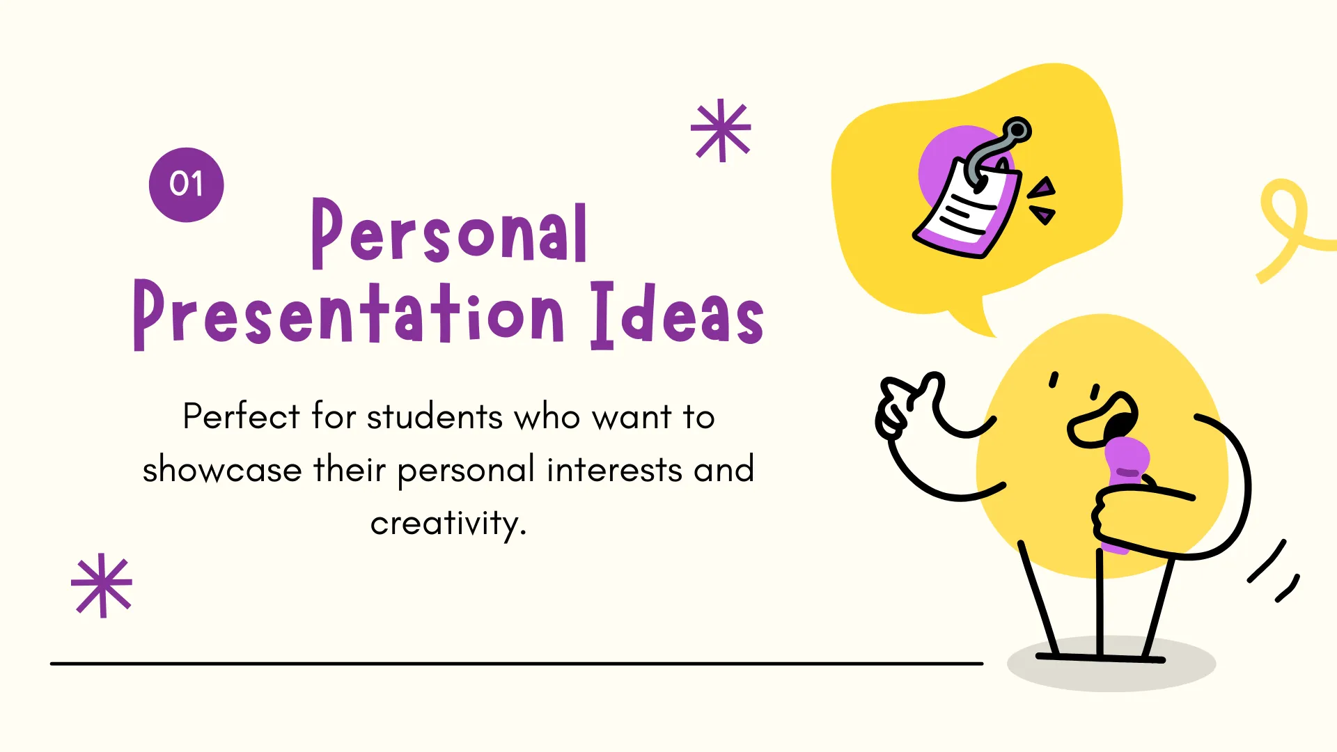 Ideas de presentación personal para estudiantes