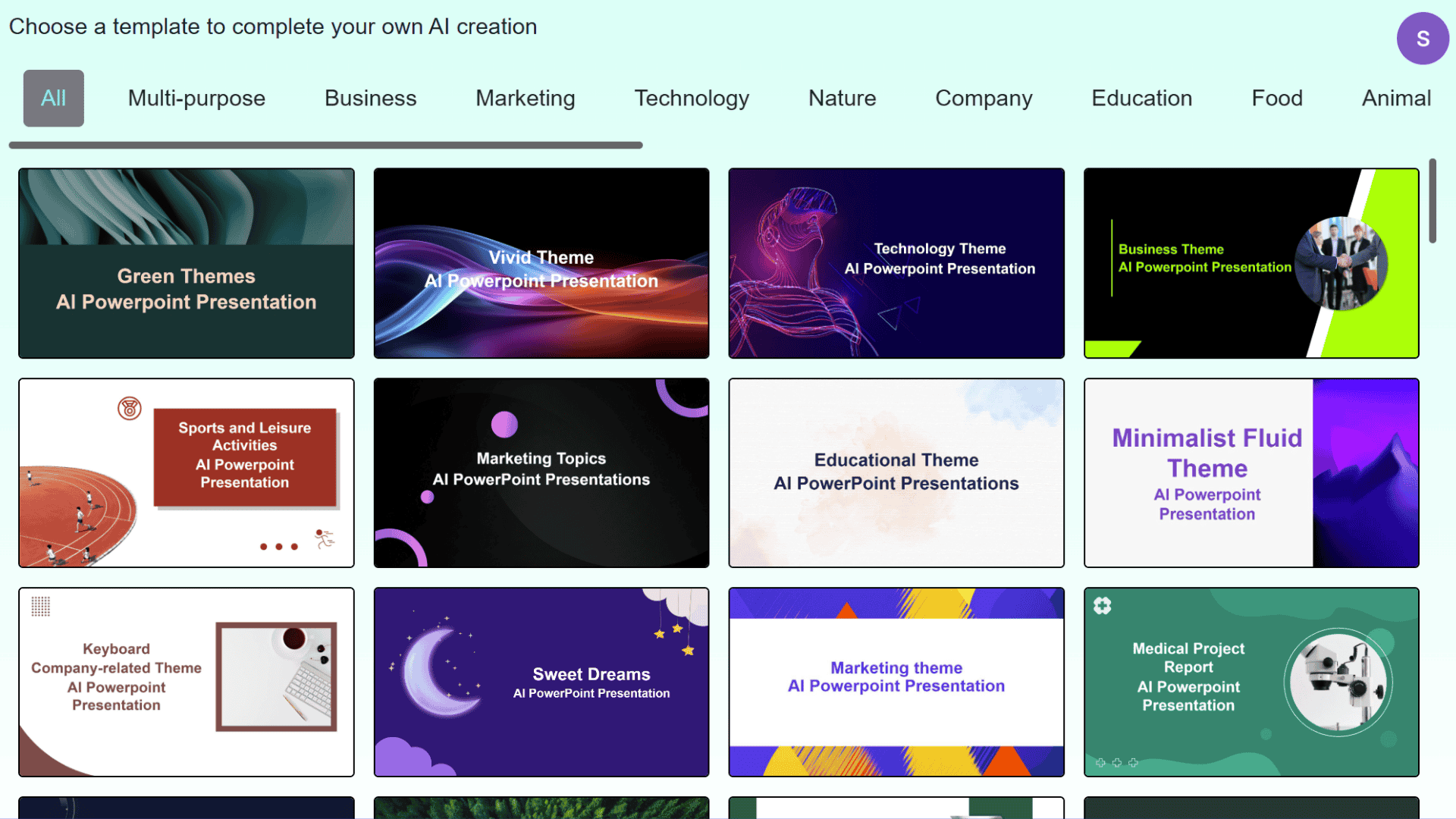 Using a template to quickly make Google Slides look good