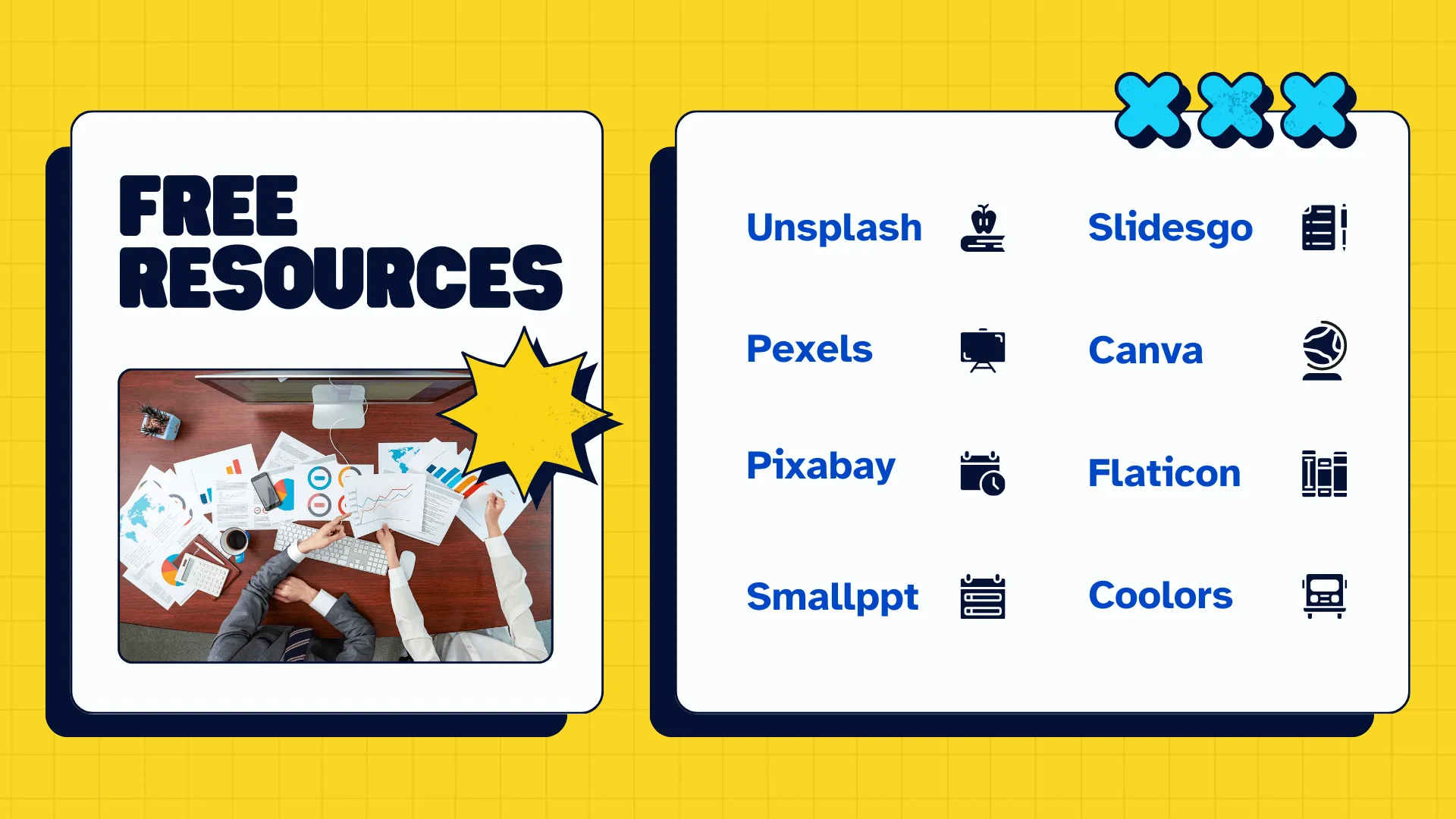 Free resources for better Google Slides design and templates