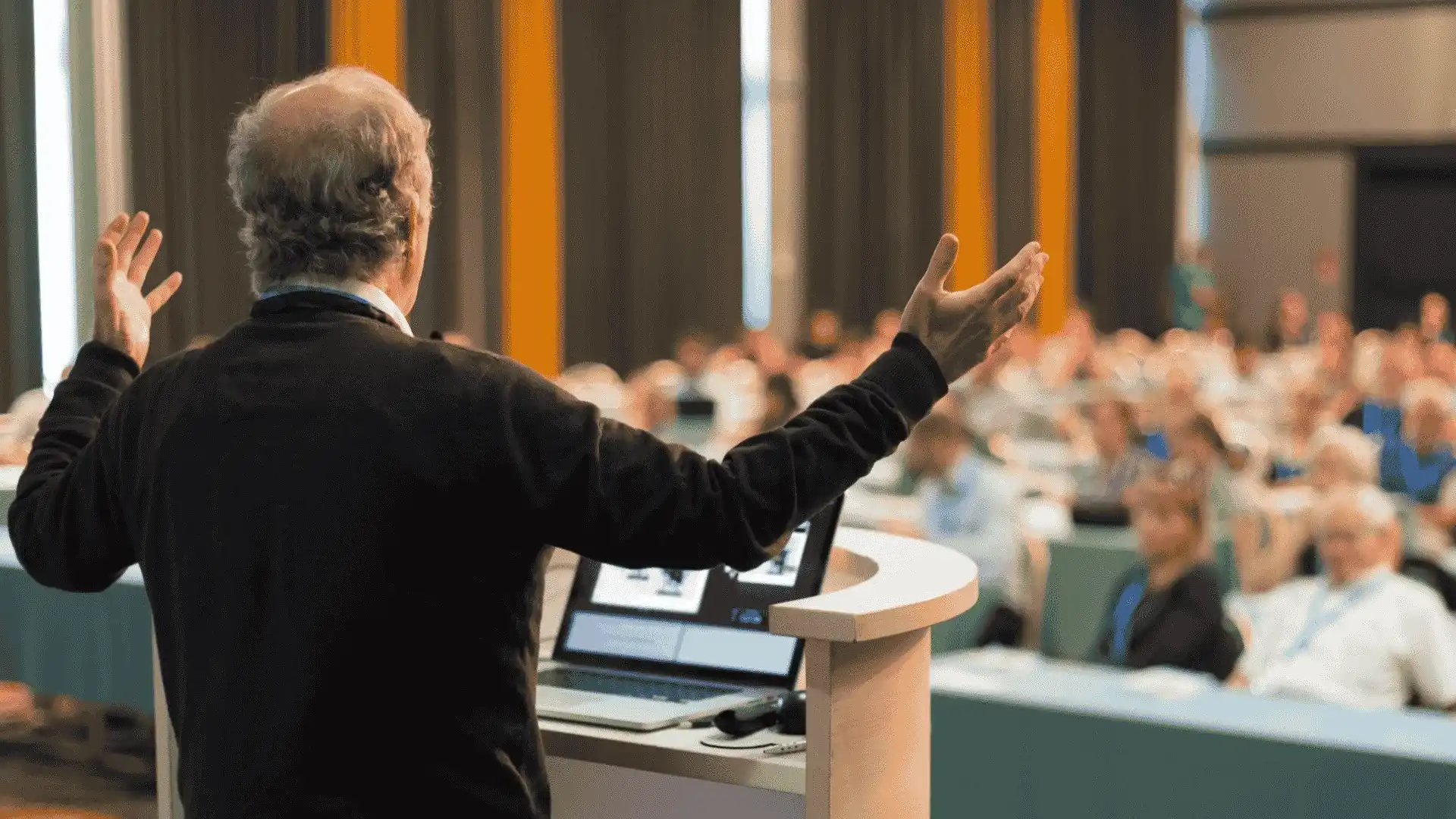 Public speaking challenges like sweaty palms and fast heartbeat