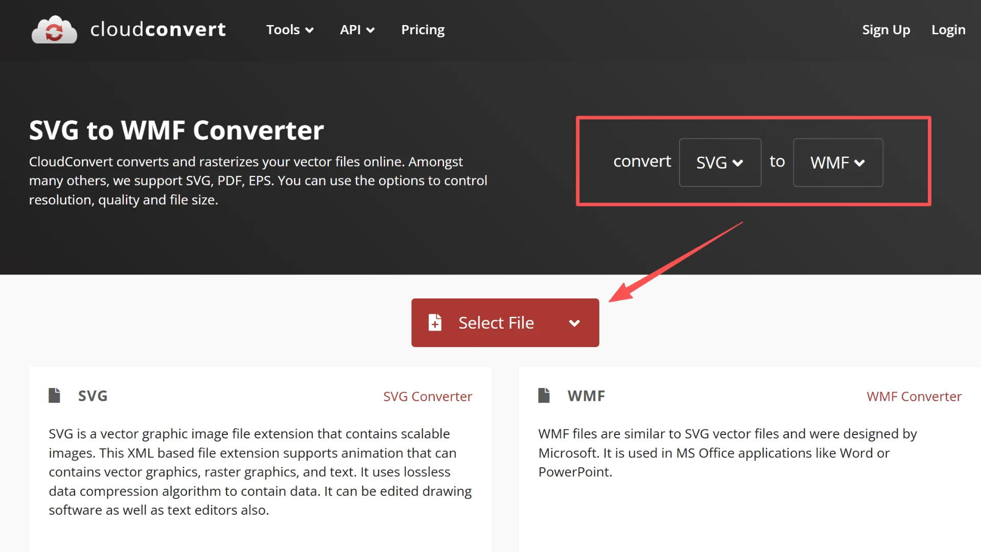 Convert SVG to WMF for Google Slides
