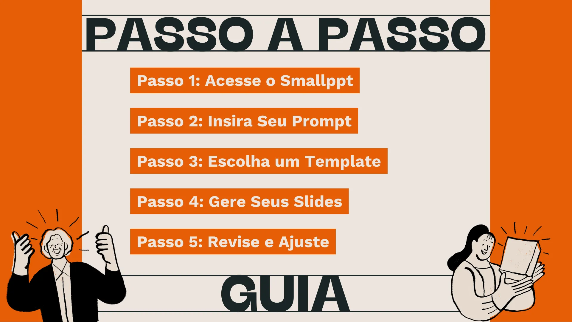 Guia passo a passo para criar slides de IA com Smallppt