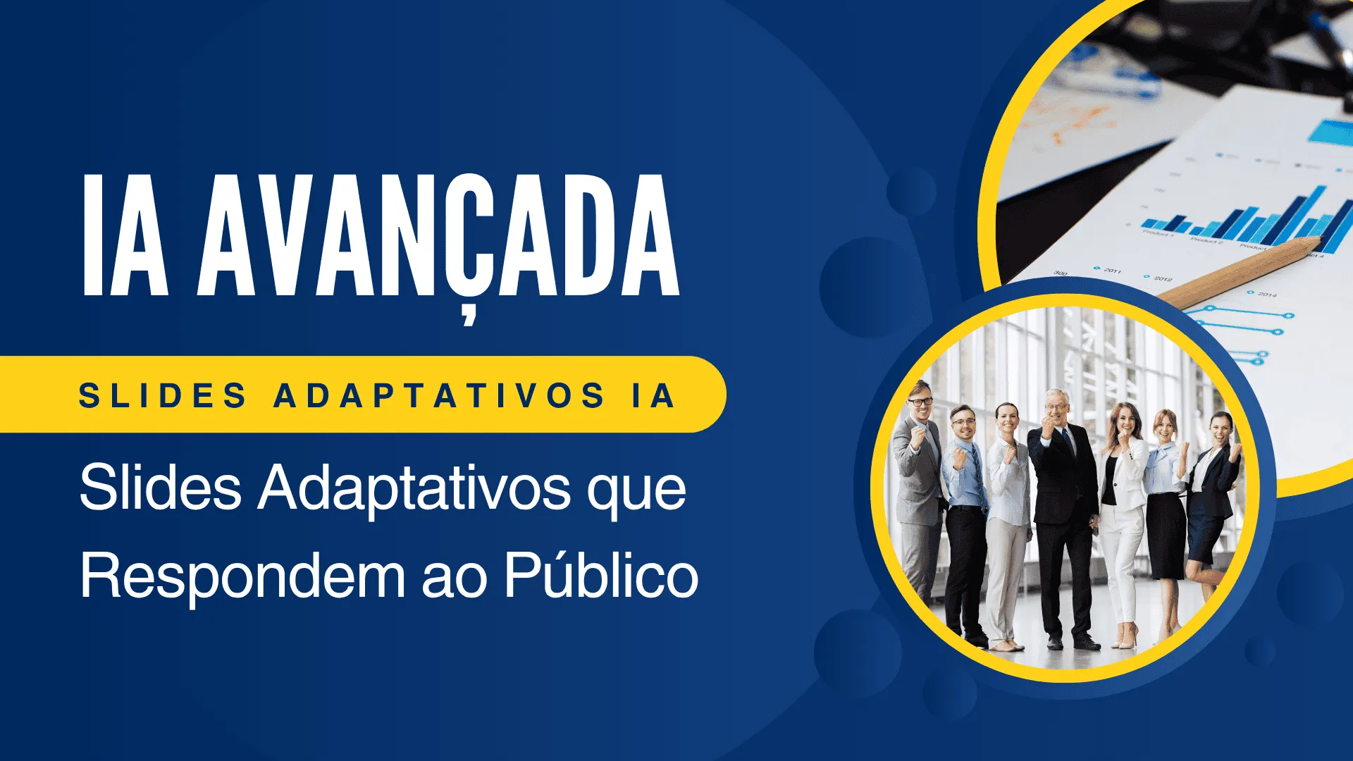 Interface de software de apresentação de IA que adapta dinamicamente o conteúdo e o layout dos slides ao tópico.