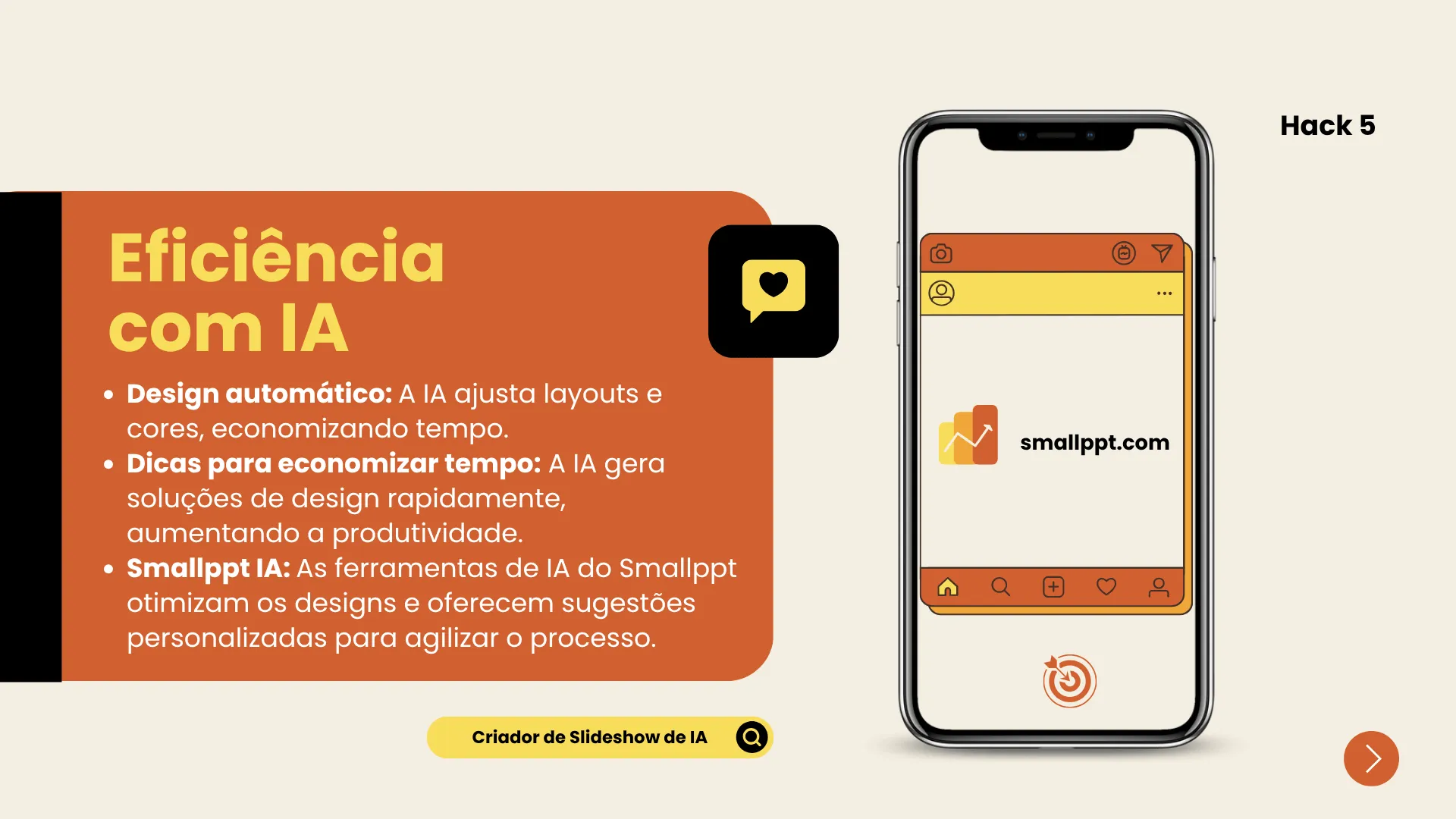 Ferramentas de design de slides com tecnologia de IA que automatizam o layout e a formatação de conteúdo para criação rápida.