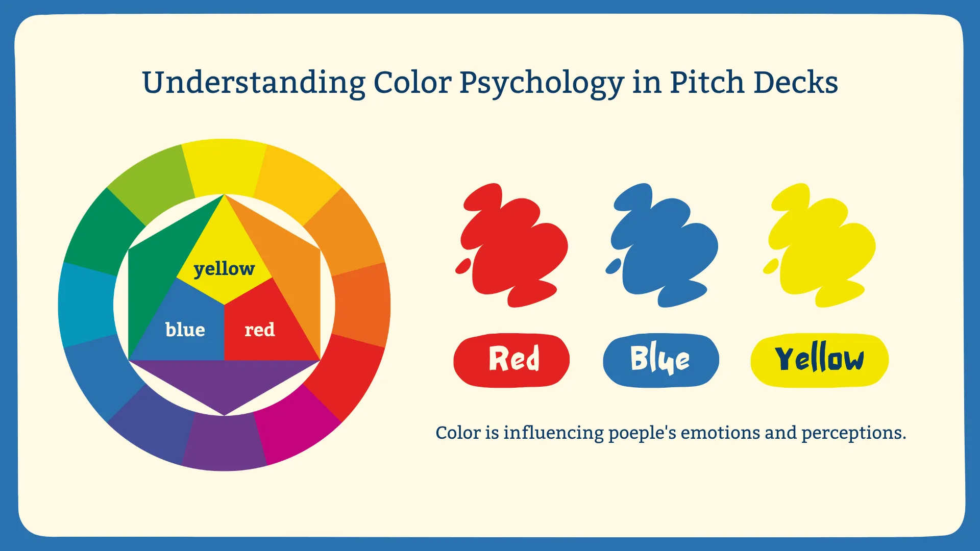 Memahami psikologi warna dalam desain dek presentasi untuk dampak emosional