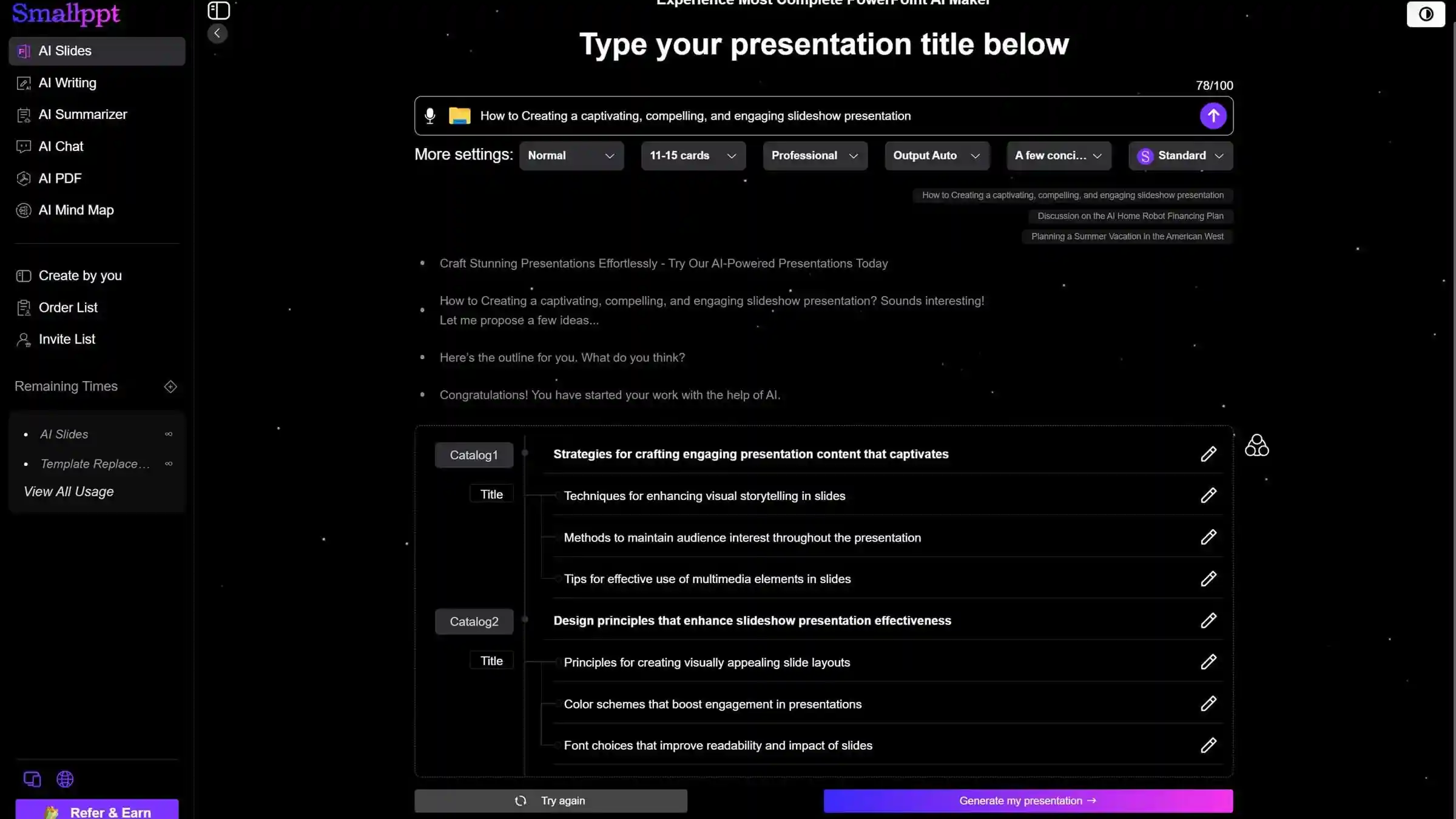 How to Add Watermarks in Smallppt Slides