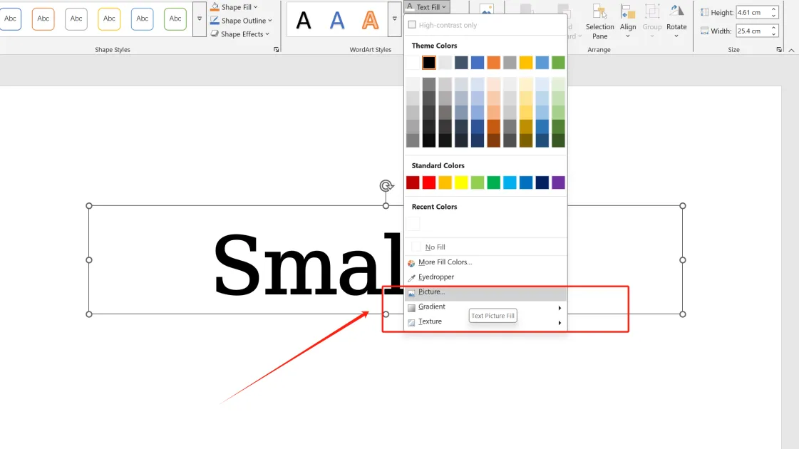 Fill Text with A Picture