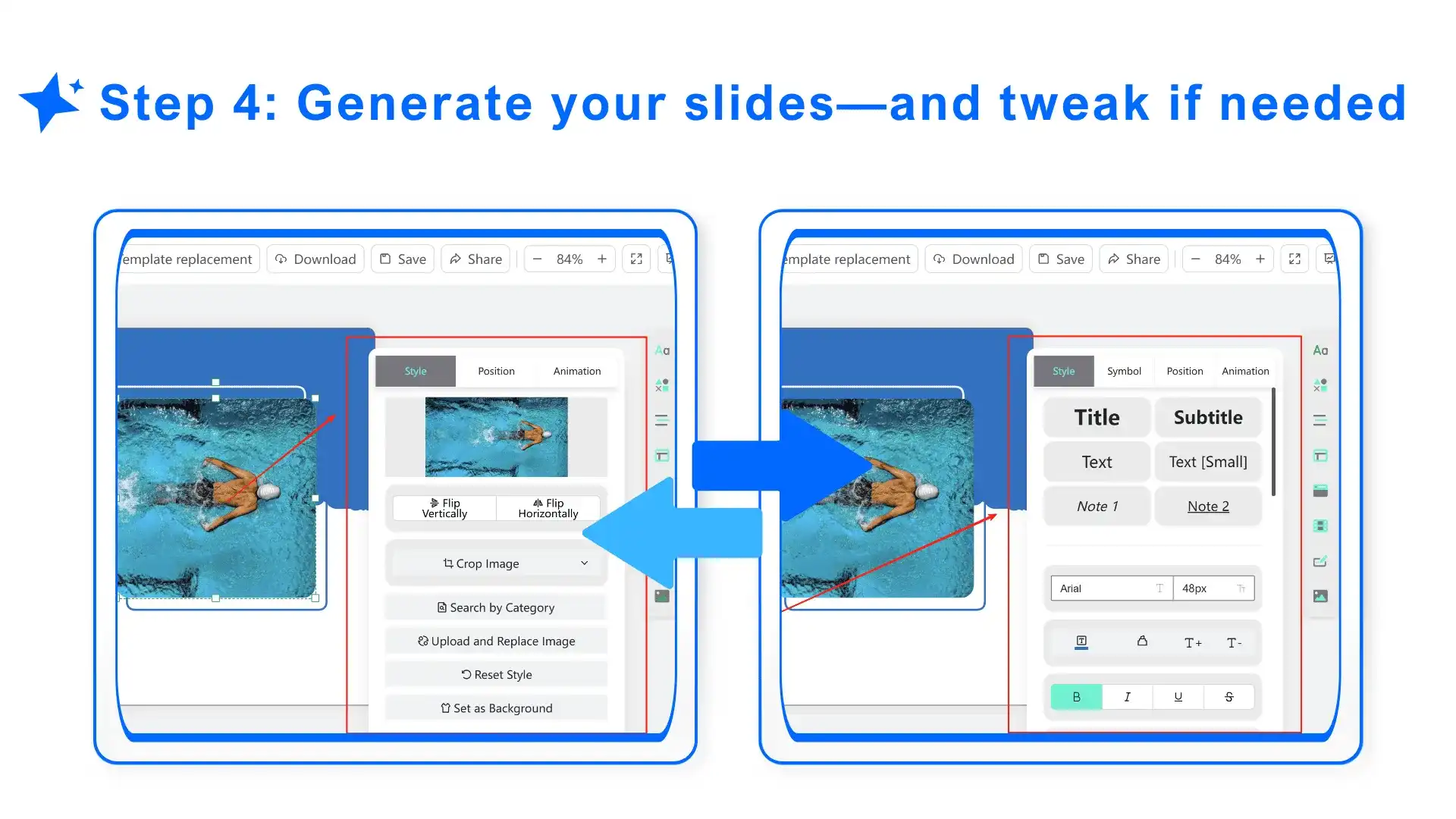 Detailed steps to create PPT by uploading PDF using Al tools 4