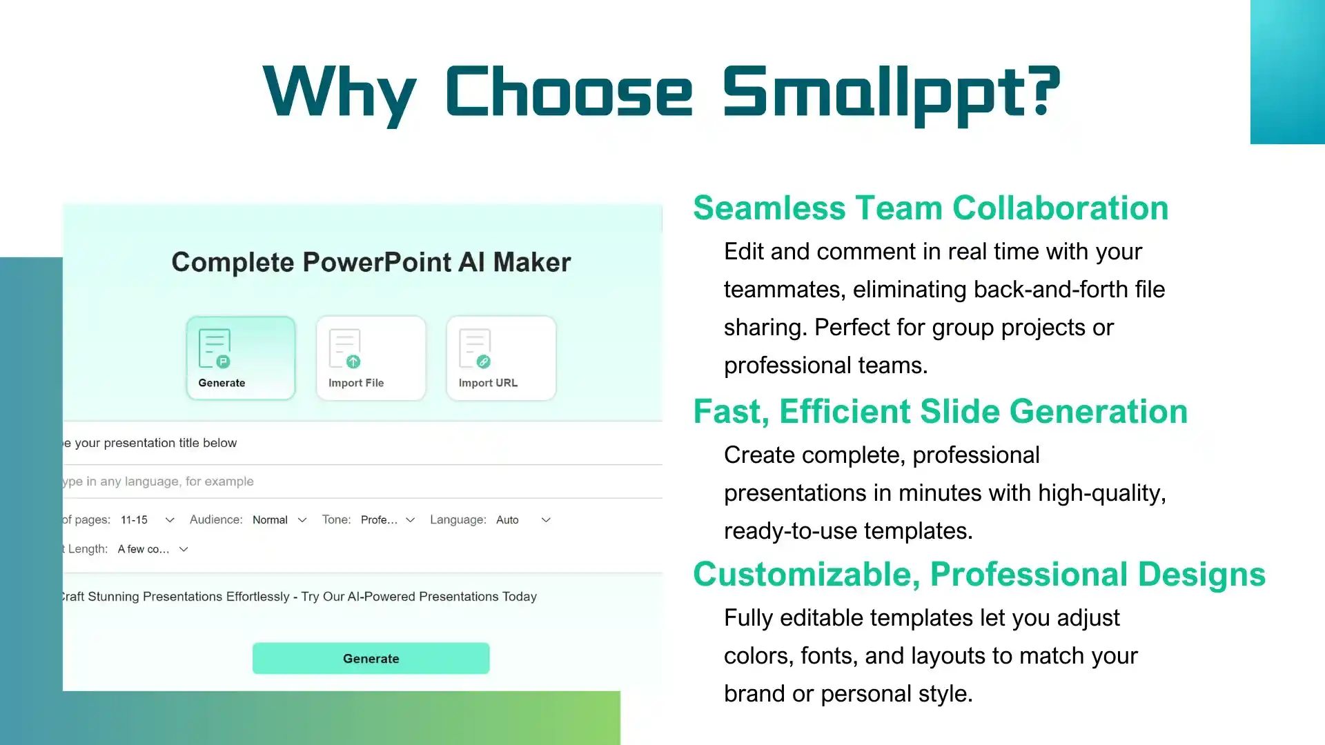 Why choose a powerful Al presentation maker?