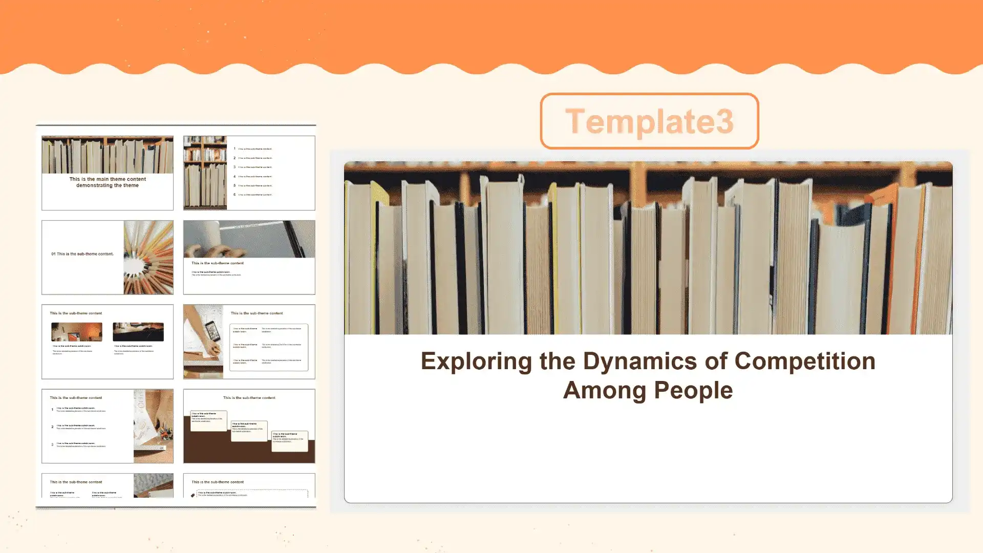 Professional and suitable for back-to-school template 3 recommendation