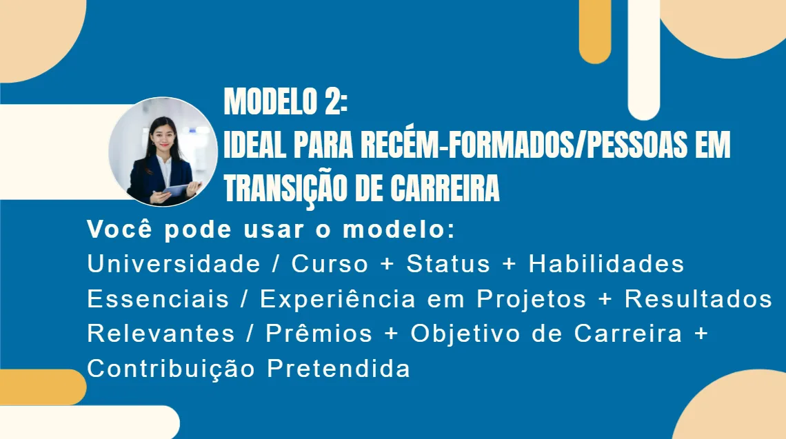 Modelos de currículo para recém-formados