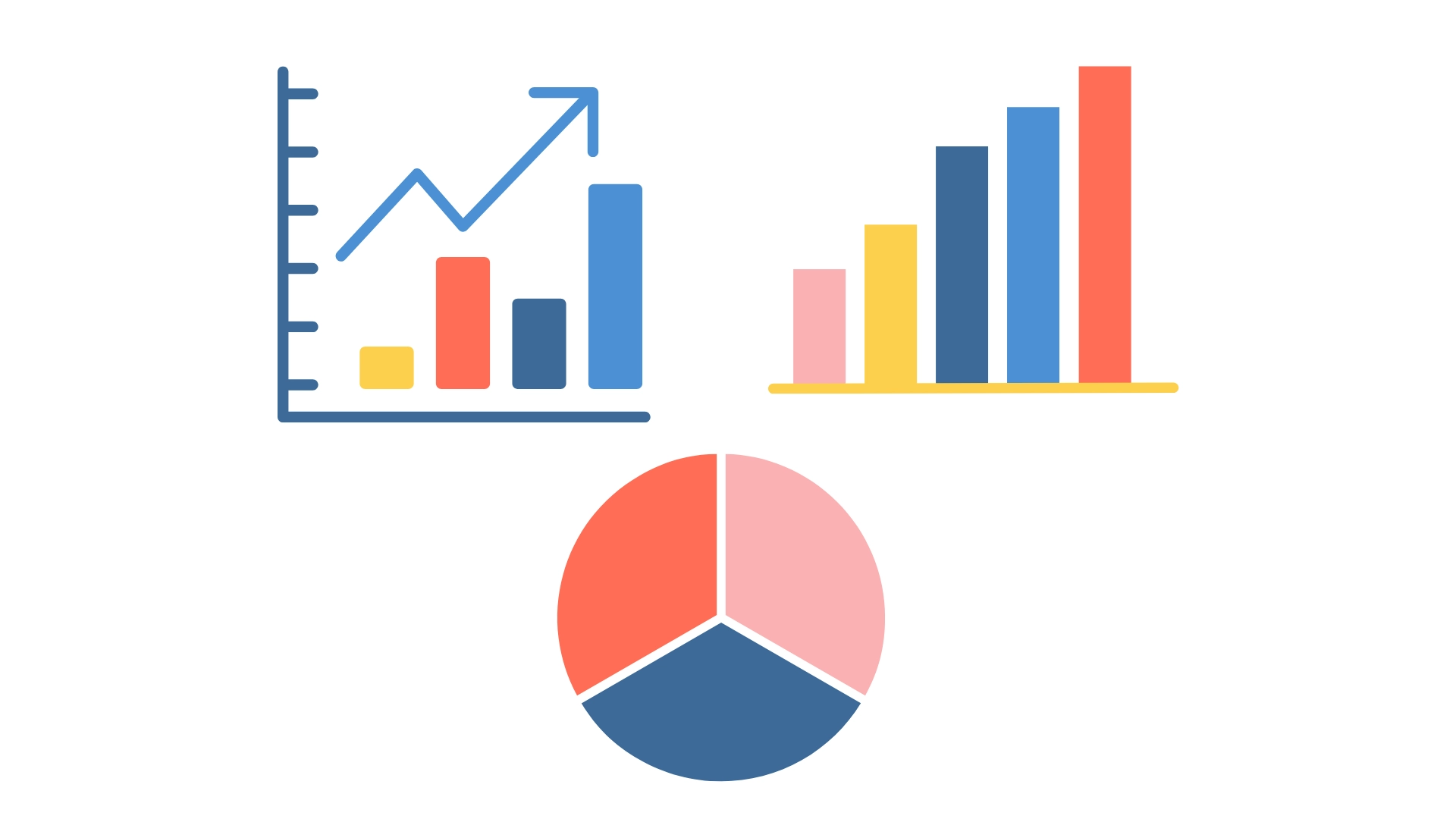 Simplificar os tipos de gráficos para dados de projeto