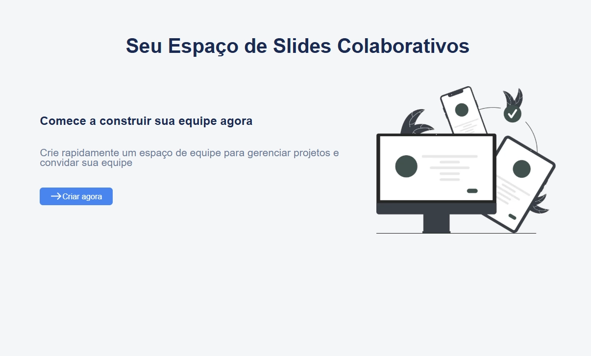 Criando um espaço de equipe colaborativo e convidando membros para participar da colaboração
