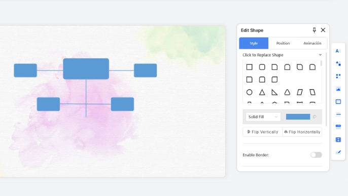Smallppt se puede utilizar para crear mapas conceptuales.