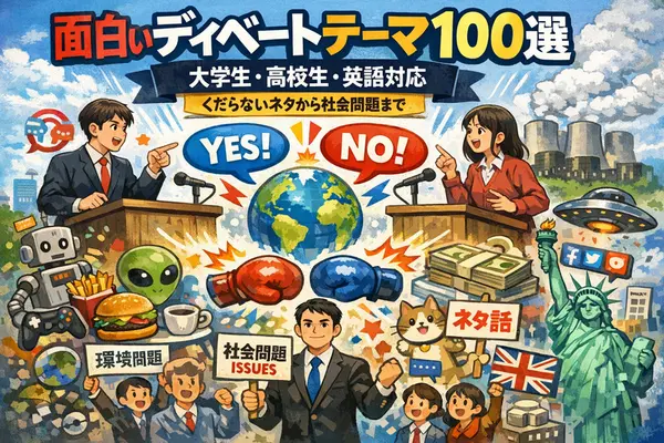 面白いディベートテーマ記事のカバーイメージ