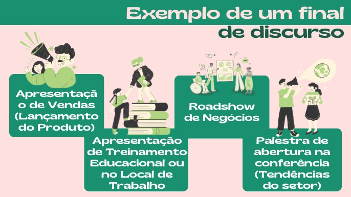 Exemplos de encerramento de apresentação divertidos e envolventes