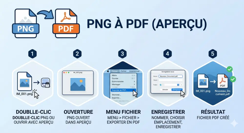 Convertir une seule image PNG en PDF