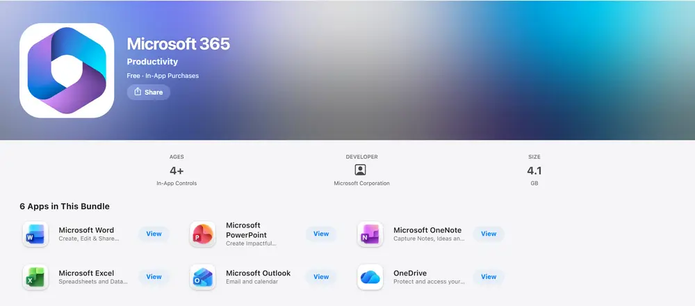 Microsoft 365 AppStore