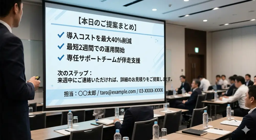 ビジネス提案・営業プレゼン