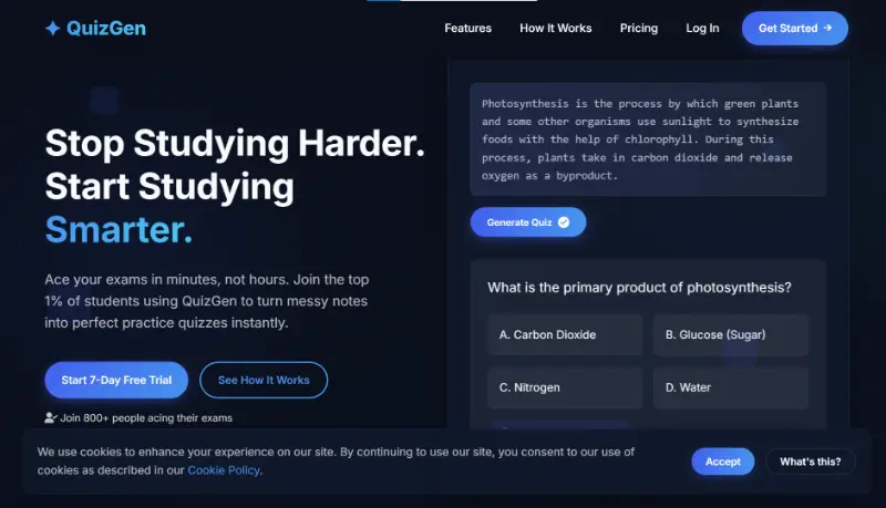 QuizGen: Lightweight Personal Learning Assistant