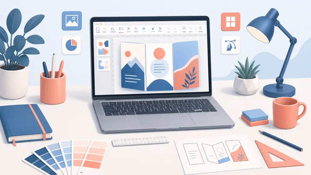 Cómo hacer un tríptico en PowerPoint