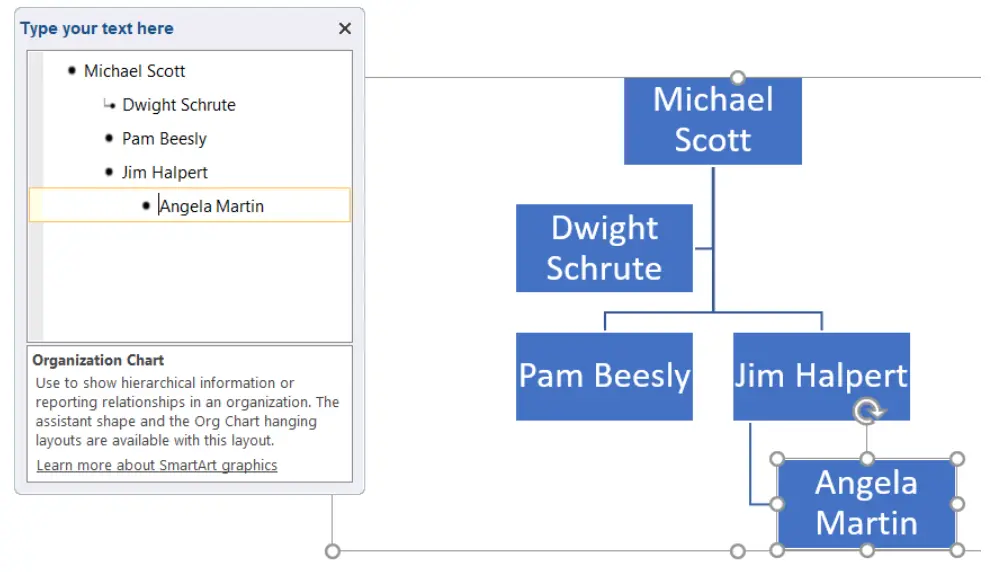 Cómo hacer un organigrama en Word con SmartArt
