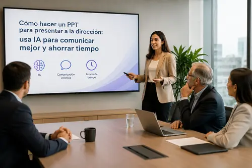 Cómo hacer un PPT para directivos con IA