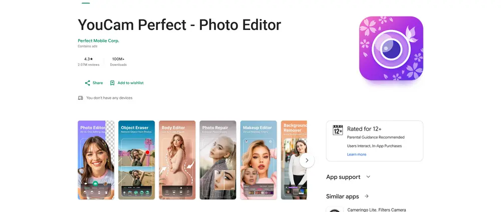 4. YouCam Perfect-id