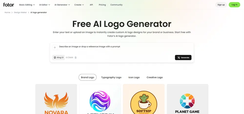 Fotor AI Logo Maker-id