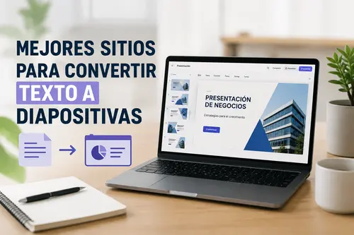 Mejores sitios para convertir texto a diapositivas