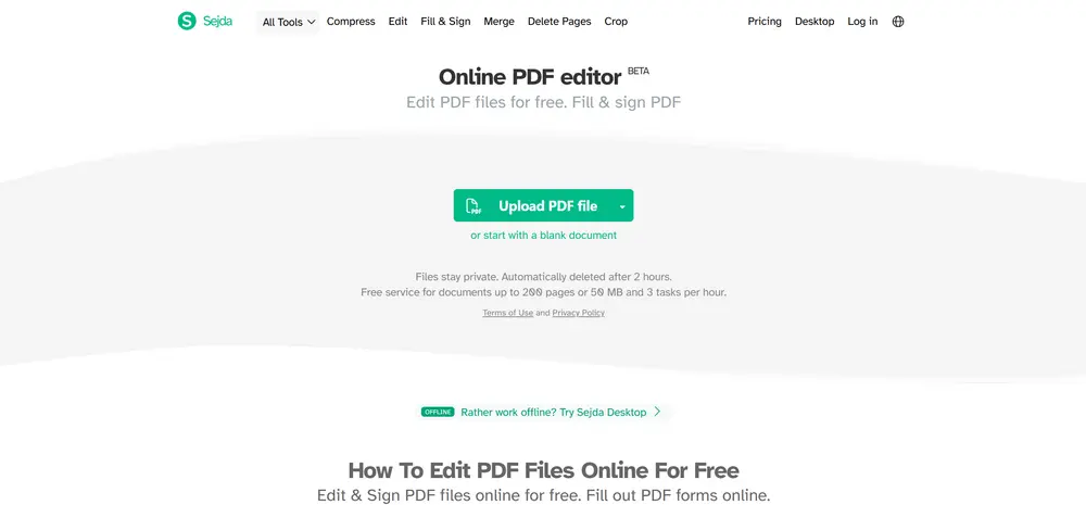 Sejda PDF -id-gabungkan file pdf