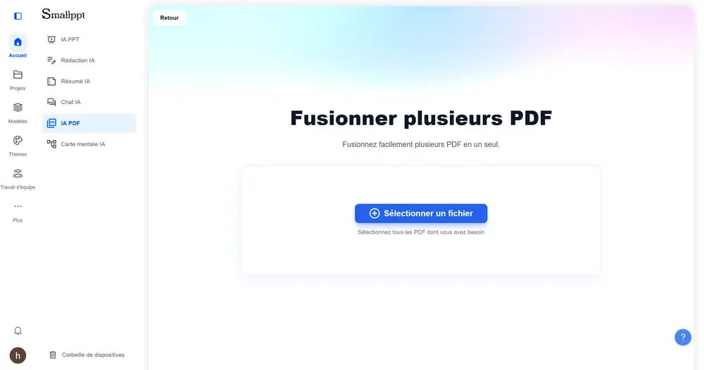 Comment fusionner des fichiers PDF